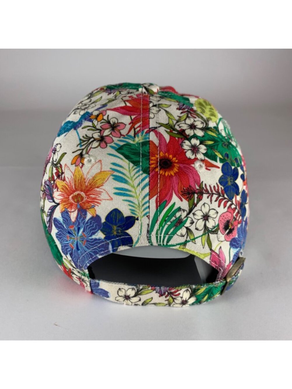 Atlanta Braves MLB Womens Floral Print Multicolor 47 Brand Strapback Hat - Picture 3 of 6